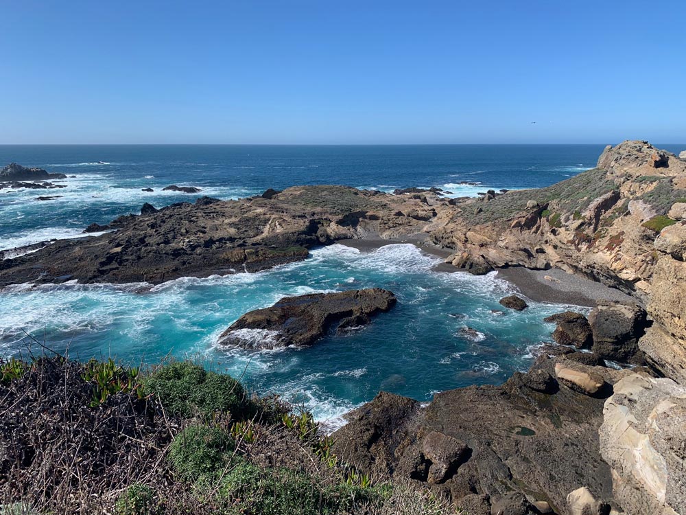 Sea Lion Point overlooking the rocky shoreline